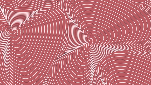 red abstract background with topographic contour line texture. used for backdrop, wallpaper, banner