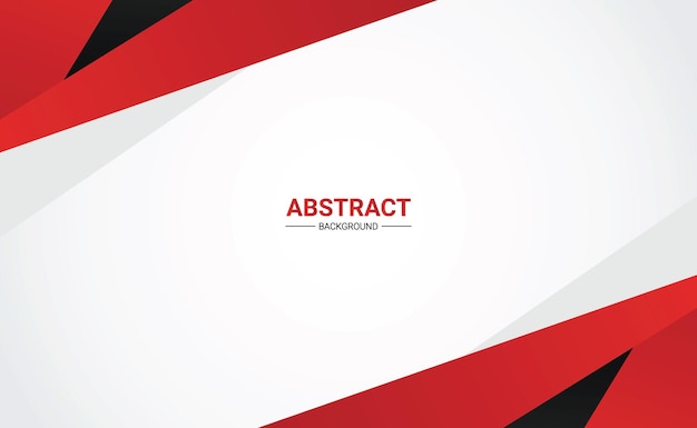 Red abstract geometric shapes background vector illustration