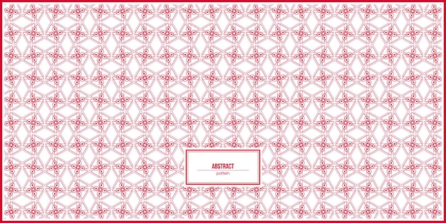 red abstract shape pattern design