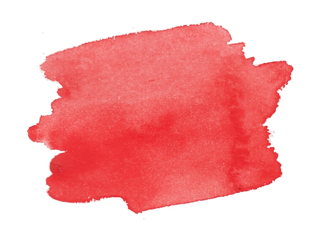 Red abstract watercolor background