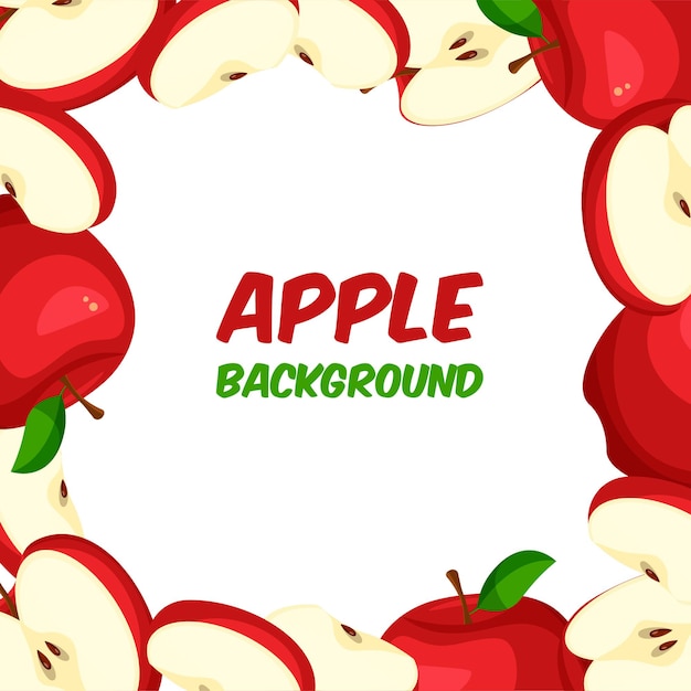 red apple frame 