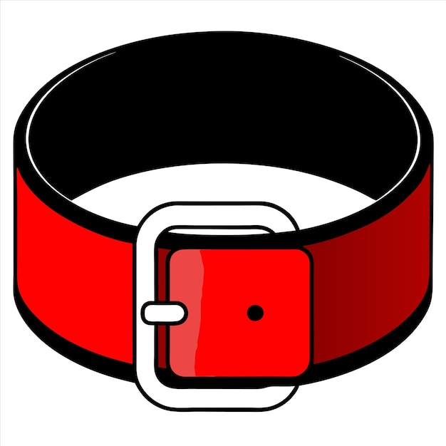 a red and black container with a white handle and a black and red lid