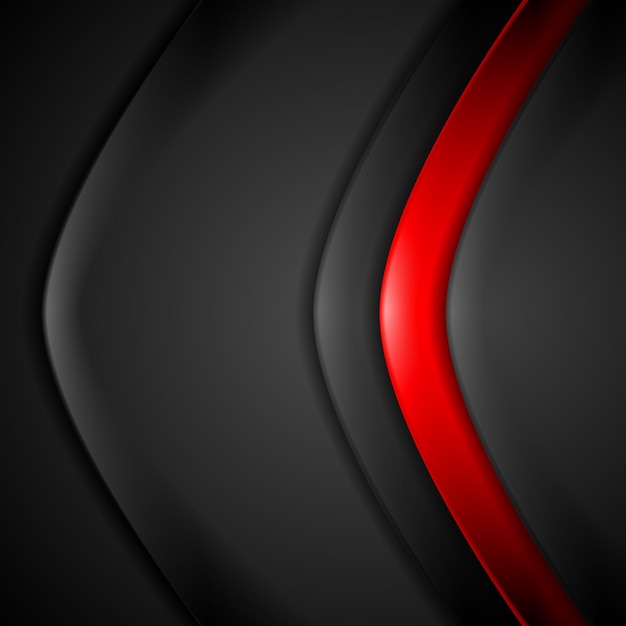 Red black contrast abstract background