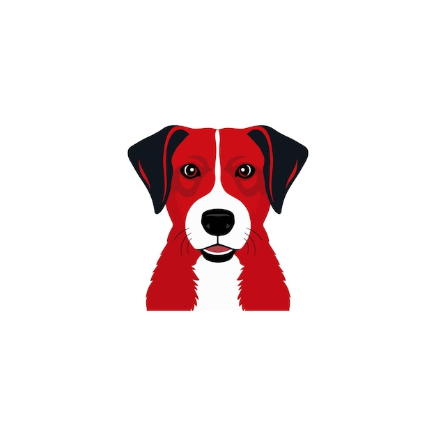 Red and Black Dog clipart and Dog vector