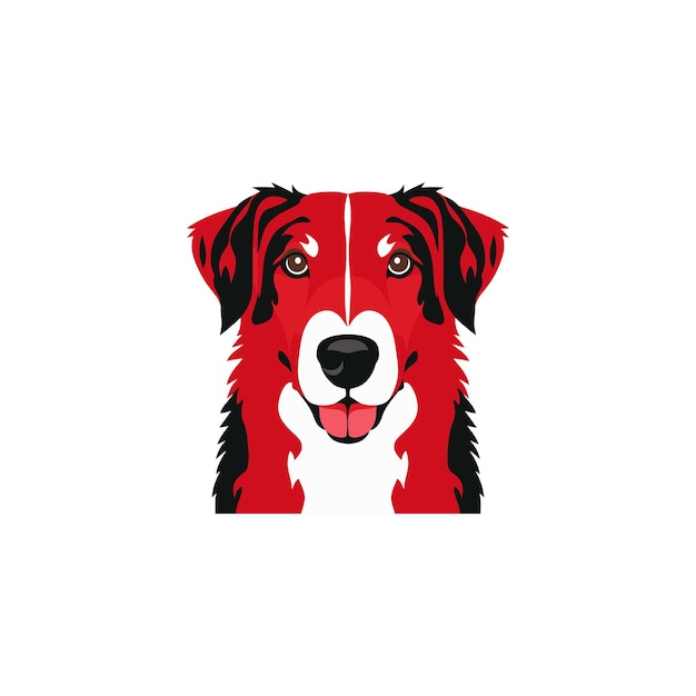 Red and Black Dog clipart and Dog vector