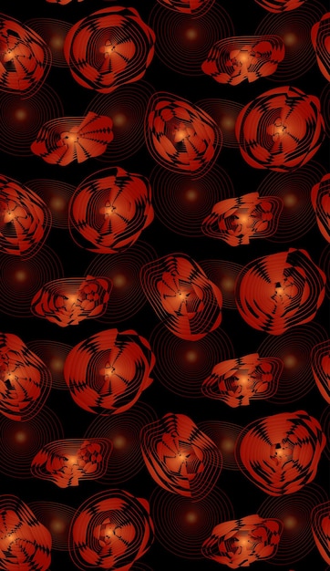 Vector red and black pattern design