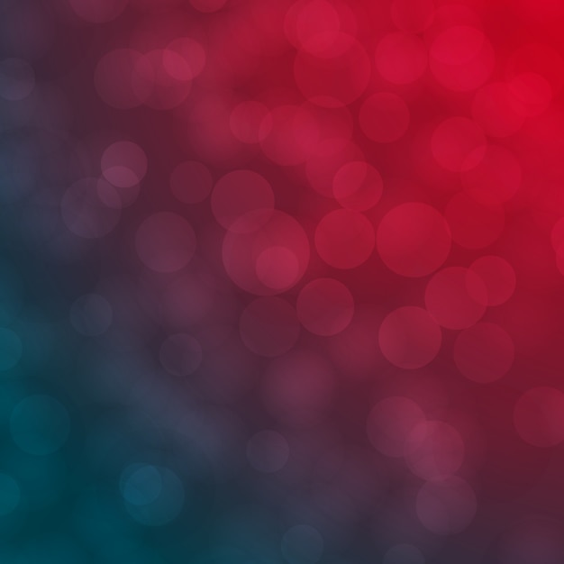 Red and Blue abstract Bokeh vector background