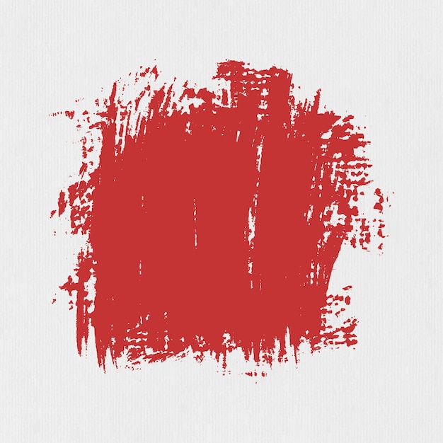 Red brush stroke abstract design