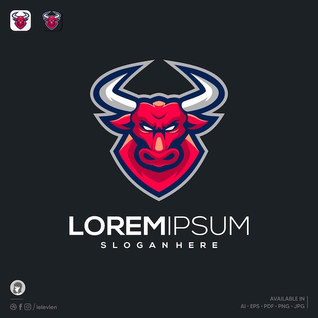 Red Bull logo template