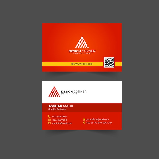 Red Business Cards