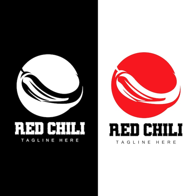 Red Chili Logo Hot Chili Peppers Vector Chili Garden House Illustration Company Product Brand Illustration