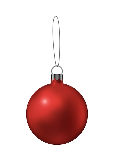 Red Christmas ball New Year Xmas decoration