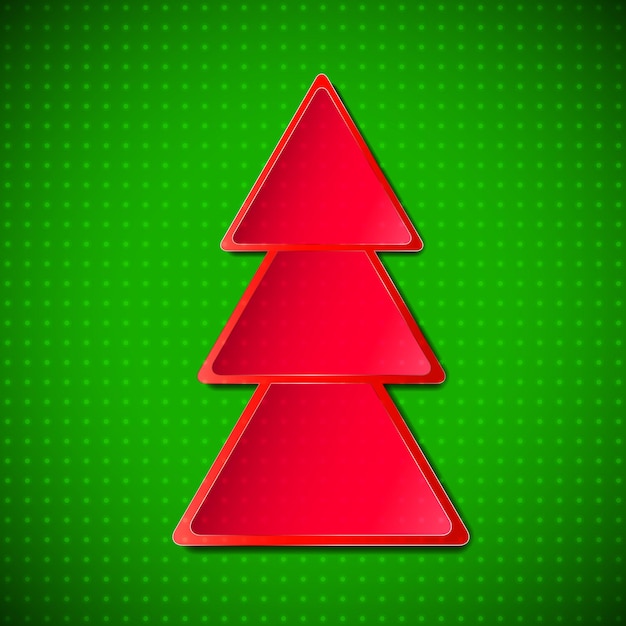 Red Christmas tree