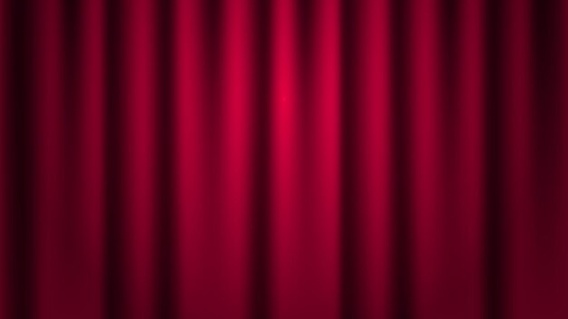 Vector red curtain background