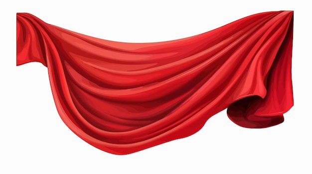 red curtain with a white background that says no one can see