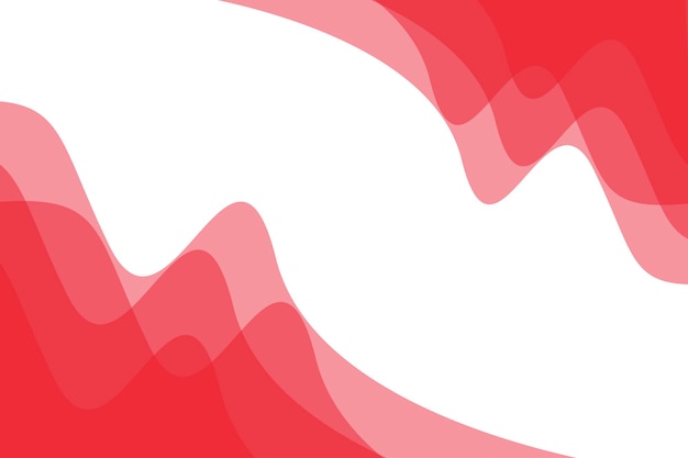 Red curve on a white background