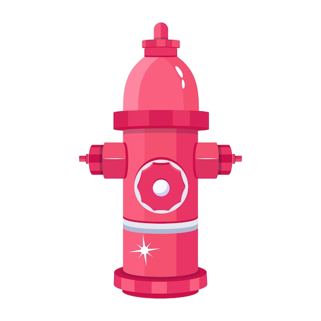 A red fire hydrant with a logo that says  fire  on it.