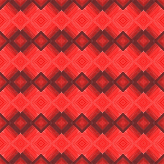 Red geometric shape seamless pattern background fabric ethnic ornament art illustration textile