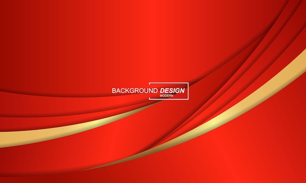 Red and golden luxury abstract background