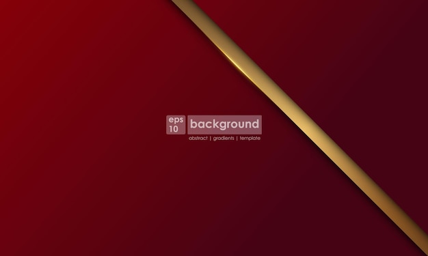 Red and golden modern abstract background