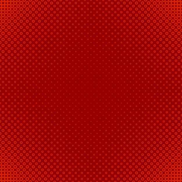 Red halftone circle pattern background