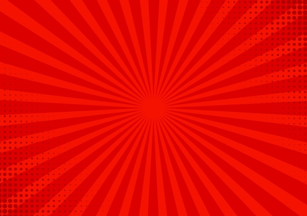 red halftone comic cartoon background