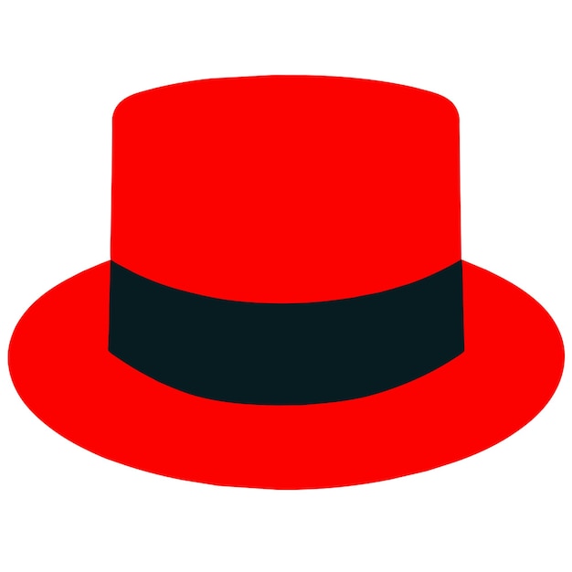 red hat icon on a white background vector illustration