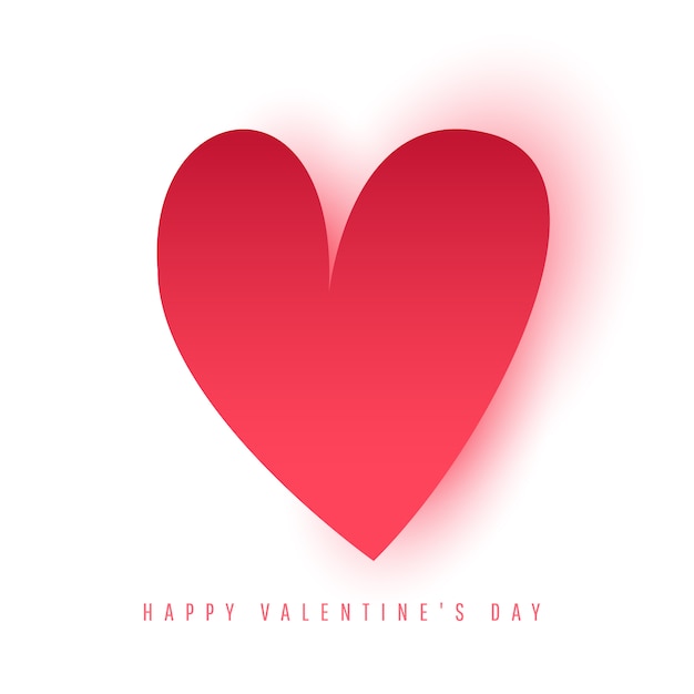 The red Heart shapes on white background