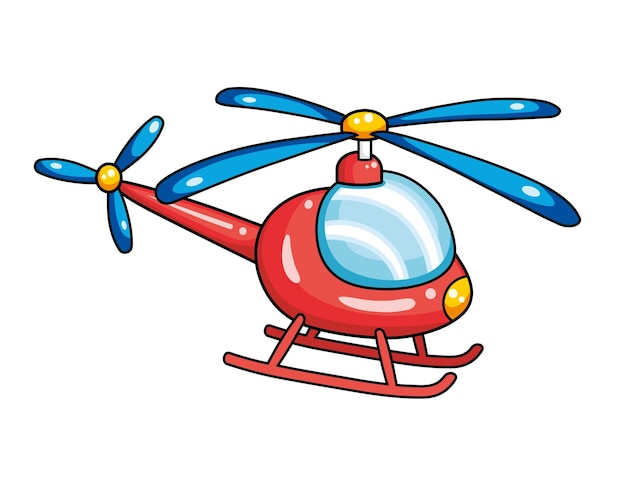 Red helicopter