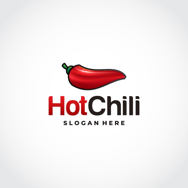 Red Hot Chili logo in mesh style designs