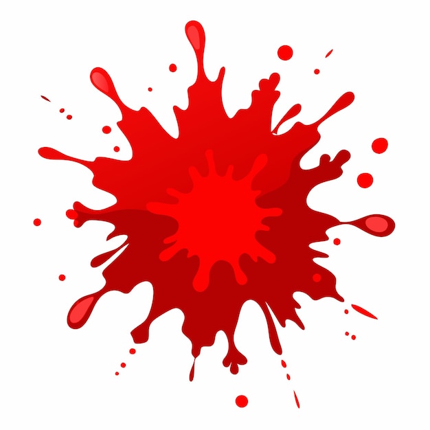 Red Ink Splatter Vector Illustrations with Dynamic and Expressive Design