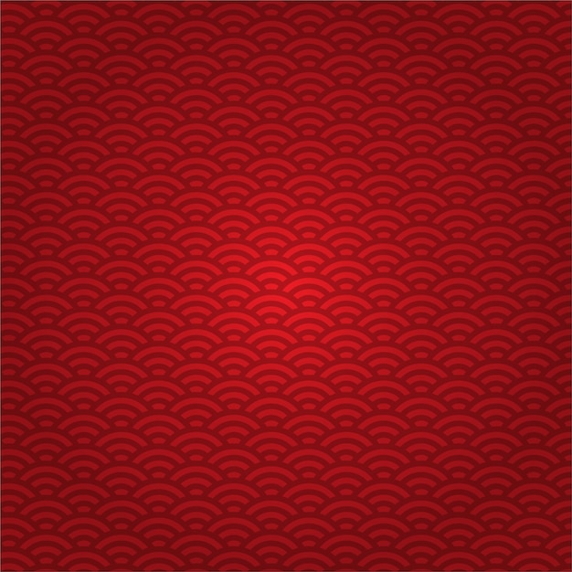 Red Japanese pattern background