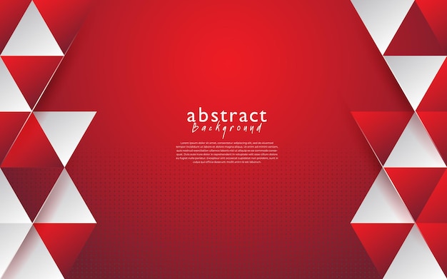 Red modern abstract background design