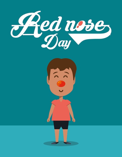 Red nose day design