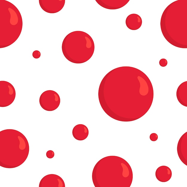 Red nose say, Seamless pattern.