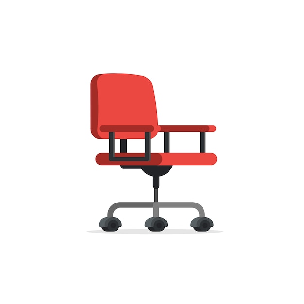 Red office chair