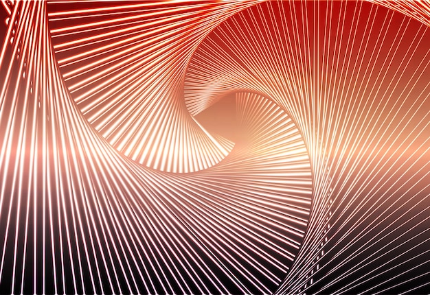 Red orange purple glowing spiral background 