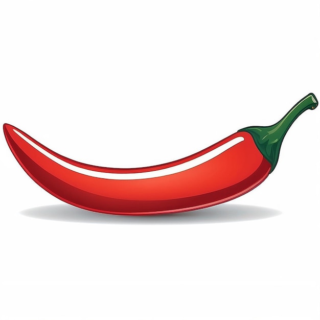 Red Pepper Chilli icon logo design illustration template symbol