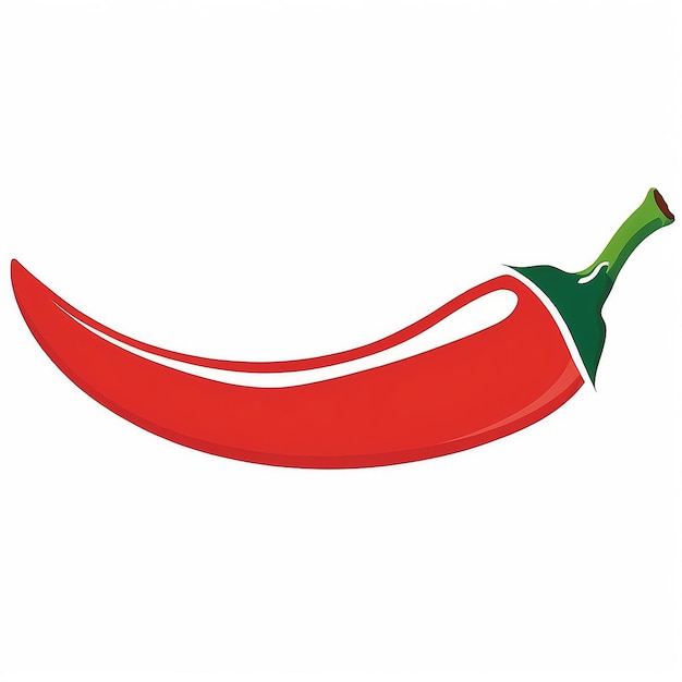 Red Pepper Chilli icon logo design illustration template symbol