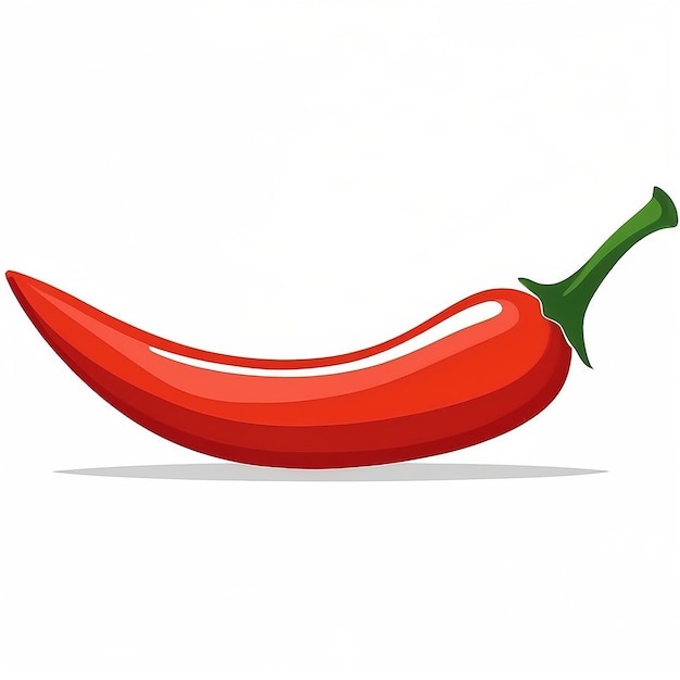 Red Pepper Chilli icon logo design illustration template symbol