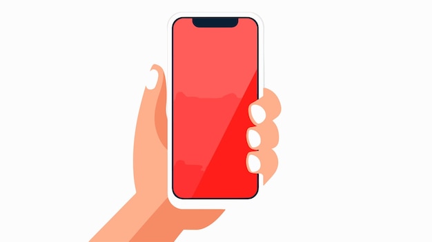 a red phone with a red case that says  flip  on the bottom