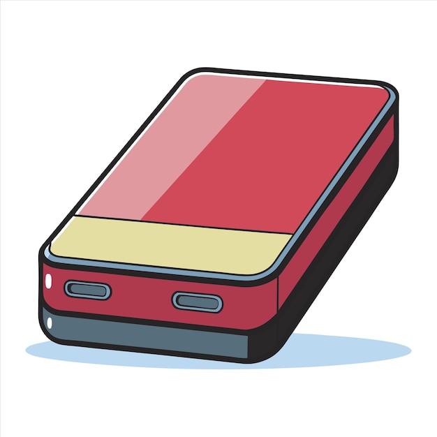 a red phone with a red case that says quot flip quot on the bottom