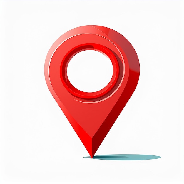 RED PIN LOCATION ICON