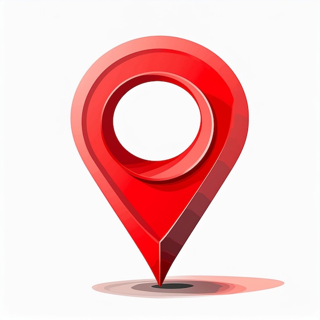 RED PIN LOCATION ICON