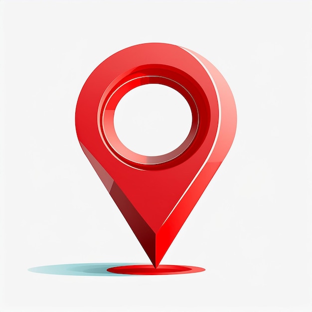 RED PIN LOCATION ICON