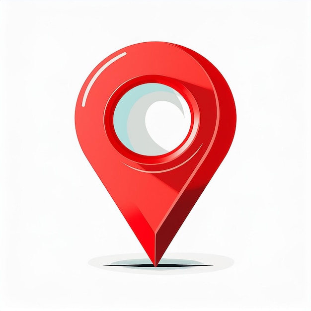 RED PIN LOCATION ICON