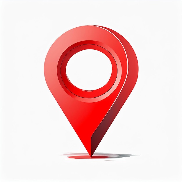 RED PIN LOCATION ICON