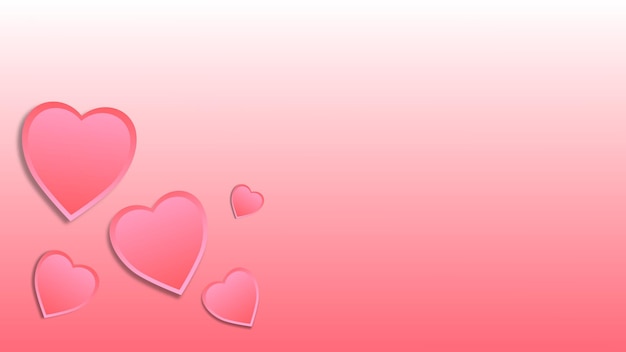 red pink valentine background