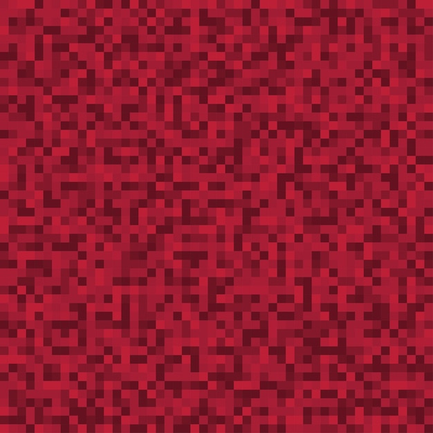 Red pixel seamless pattern Red camouflage design