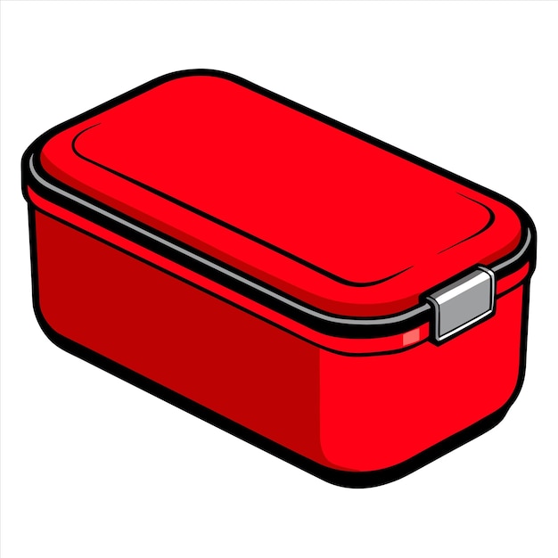 a red plastic box with a label that says quot reusa quot on it